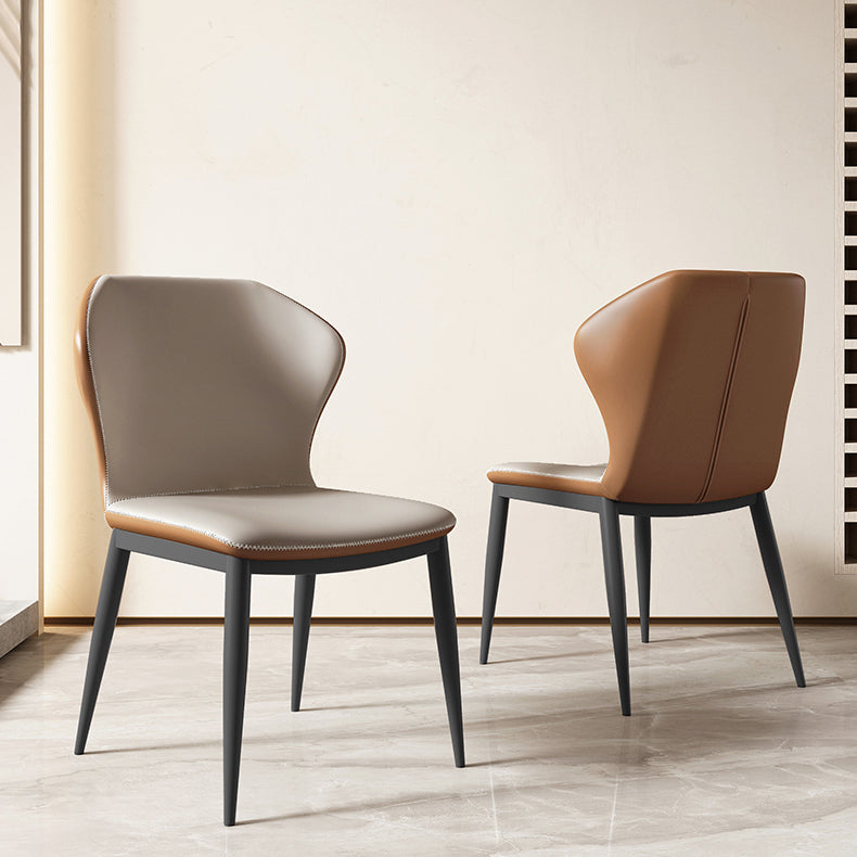 Nordic Sintered Stone Table Set of 5/7 with Round Table Foldable Dining Set with Leather Chairs Clearhalo 'Dining Room Sets' 'Dining Tables & Seating' 'dining_room_set' 'furn' 'furn_dining_room_set' 'Furniture' 'furniture_dining_room_set' 'Kitchen & Dining Furniture' 'kitchen&dining_furn' 'kitchen' 3491754