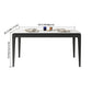 Modern White & Black Sintered Stone Dining Set Rectangle Shape Standard Dining Set for Kitchen Clearhalo 'Dining Room Sets' 'Dining Tables & Seating' 'dining_room_set' 'furn' 'furn_dining_room_set' 'Furniture' 'furniture_dining_room_set' 'Kitchen & Dining Furniture' 'kitchen&dining_furn' 'kitchen' 3491765