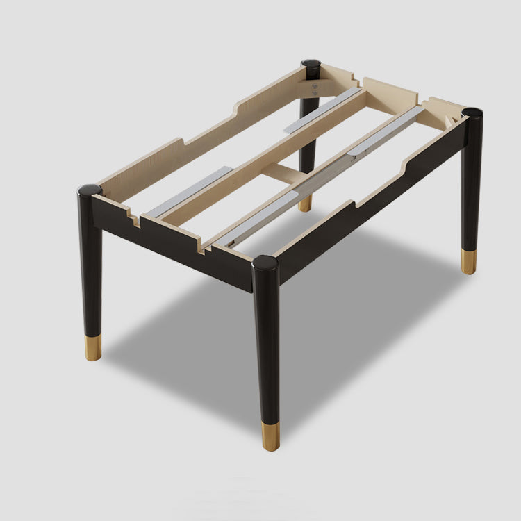 Kitchen Modern Sintered Stone Top Dining Table of Traditional Height with Collapsible Dining Sets Clearhalo 'Dining Room Sets' 'Dining Tables & Seating' 'dining_room_set' 'furn' 'furn_dining_room_set' 'Furniture' 'furniture_dining_room_set' 'Kitchen & Dining Furniture' 'kitchen&dining_furn' 'kitchen' 3491926