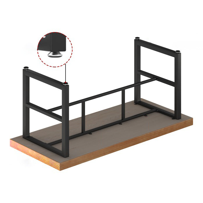 Industrial Style Kitchen Solid Wood Furniture of Standard Height Formal DiningRoom Table Set Clearhalo 'Dining Room Sets' 'Dining Tables & Seating' 'dining_room_set' 'furn' 'furn_dining_room_set' 'Furniture' 'furniture_dining_room_set' 'Kitchen & Dining Furniture' 'kitchen&dining_furn' 'kitchen' 3491966
