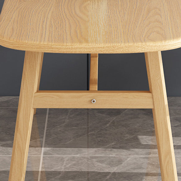 Minimalist Traditional Height Wood Dining Table Rectangle Dining Room Set For Home Clearhalo 'Dining Room Sets' 'Dining Tables & Seating' 'dining_room_set' 'furn' 'furn_dining_room_set' 'Furniture' 'furniture_dining_room_set' 'Kitchen & Dining Furniture' 'kitchen&dining_furn' 'kitchen' 3491983