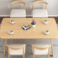 Minimalist Traditional Height Wood Dining Table Rectangle Dining Room Set For Home Clearhalo 'Dining Room Sets' 'Dining Tables & Seating' 'dining_room_set' 'furn' 'furn_dining_room_set' 'Furniture' 'furniture_dining_room_set' 'Kitchen & Dining Furniture' 'kitchen&dining_furn' 'kitchen' 3491989