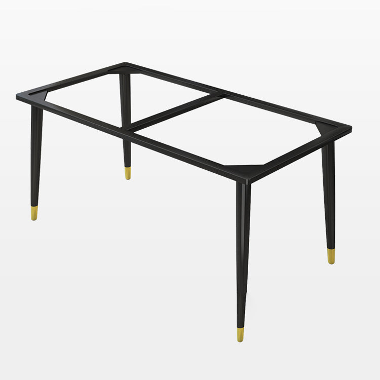 Dining Room Set Nordic Sintered Stone Rectangular Dining Table with Trestle Base Clearhalo 'Dining Room Sets' 'Dining Tables & Seating' 'dining_room_set' 'furn' 'furn_dining_room_set' 'Furniture' 'furniture_dining_room_set' 'Kitchen & Dining Furniture' 'kitchen&dining_furn' 'kitchen' 3492013