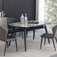 Modern Metal Dining Room Set Standard Height Black Legs Dining Set with Rectangle Table Clearhalo 'Dining Room Sets' 'Dining Tables & Seating' 'dining_room_set' 'furn' 'furn_dining_room_set' 'Furniture' 'furniture_dining_room_set' 'Kitchen & Dining Furniture' 'kitchen&dining_furn' 'kitchen' 3492127
