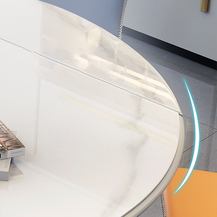 Contemporary Sintered Stone Dining Room Set Foldable Standard Height Formal Dining Table Furniture Clearhalo 'Dining Room Sets' 'Dining Tables & Seating' 'dining_room_set' 'furn' 'furn_dining_room_set' 'Furniture' 'furniture_dining_room_set' 'Kitchen & Dining Furniture' 'kitchen&dining_furn' 'kitchen' 3492156