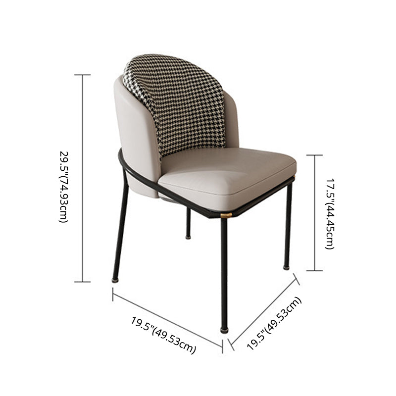 Glam Sintered Stone Dining Room Set Standard Height Metal Leg Dining Set with Round Table Clearhalo 'Dining Room Sets' 'Dining Tables & Seating' 'dining_room_set' 'furn' 'furn_dining_room_set' 'Furniture' 'furniture_dining_room_set' 'Kitchen & Dining Furniture' 'kitchen&dining_furn' 'kitchen' 3492174