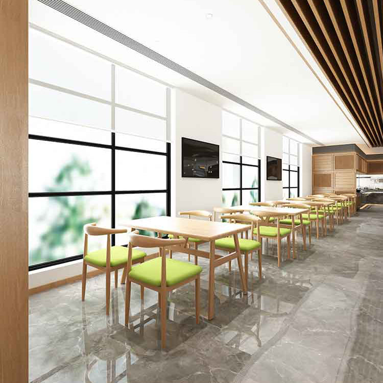 Rectangle Contemporary MDF Dining Room Set Standard Height Dining Furniture Set with Trestle Base Clearhalo 'Dining Room Sets' 'Dining Tables & Seating' 'dining_room_set' 'furn' 'furn_dining_room_set' 'Furniture' 'furniture_dining_room_set' 'Kitchen & Dining Furniture' 'kitchen&dining_furn' 'kitchen' 3492190