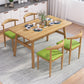 Rectangle Contemporary MDF Dining Room Set Standard Height Dining Furniture Set with Trestle Base Clearhalo 'Dining Room Sets' 'Dining Tables & Seating' 'dining_room_set' 'furn' 'furn_dining_room_set' 'Furniture' 'furniture_dining_room_set' 'Kitchen & Dining Furniture' 'kitchen&dining_furn' 'kitchen' 3492197