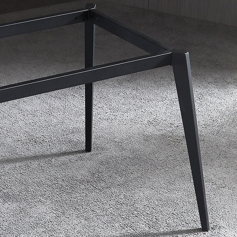 Modern Style Sintered Stone Dining Set with Rectangle Shape Dinette Set for Home Use Clearhalo 'Dining Room Sets' 'Dining Tables & Seating' 'dining_room_set' 'furn' 'furn_dining_room_set' 'Furniture' 'furniture_dining_room_set' 'Kitchen & Dining Furniture' 'kitchen&dining_furn' 'kitchen' 3492237