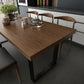 Industrial Style Solid Wood Top Dinette Set with Rectangle Shape Table Dining Room Set Clearhalo 'Dining Room Sets' 'Dining Tables & Seating' 'dining_room_set' 'furn' 'furn_dining_room_set' 'Furniture' 'furniture_dining_room_set' 'Kitchen & Dining Furniture' 'kitchen&dining_furn' 'kitchen' 3492251