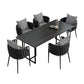 Modern Style Rectangle Shape Dinette Set Sintered Stone Top Dining Table Furniture for Dining Room Clearhalo 'Dining Room Sets' 'Dining Tables & Seating' 'dining_room_set' 'furn' 'furn_dining_room_set' 'Furniture' 'furniture_dining_room_set' 'Kitchen & Dining Furniture' 'kitchen&dining_furn' 'kitchen' 3492276