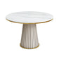 Scandinavian Fixed Dining Room Table Set with Pedestal Base Dining Table Furniture Clearhalo 'Dining Room Sets' 'Dining Tables & Seating' 'dining_room_set' 'furn' 'furn_dining_room_set' 'Furniture' 'furniture_dining_room_set' 'Kitchen & Dining Furniture' 'kitchen&dining_furn' 'kitchen' 3492316