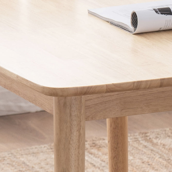 Contemporary Solid Wood Top Dining Set with 4 Legs Fixed Table Dinette Set for Restaurant Clearhalo 'Dining Room Sets' 'Dining Tables & Seating' 'dining_room_set' 'furn' 'furn_dining_room_set' 'Furniture' 'furniture_dining_room_set' 'Kitchen & Dining Furniture' 'kitchen&dining_furn' 'kitchen' 3492333