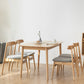 Contemporary Solid Wood Top Dining Set with 4 Legs Fixed Table Dinette Set for Restaurant Clearhalo 'Dining Room Sets' 'Dining Tables & Seating' 'dining_room_set' 'furn' 'furn_dining_room_set' 'Furniture' 'furniture_dining_room_set' 'Kitchen & Dining Furniture' 'kitchen&dining_furn' 'kitchen' 3492341