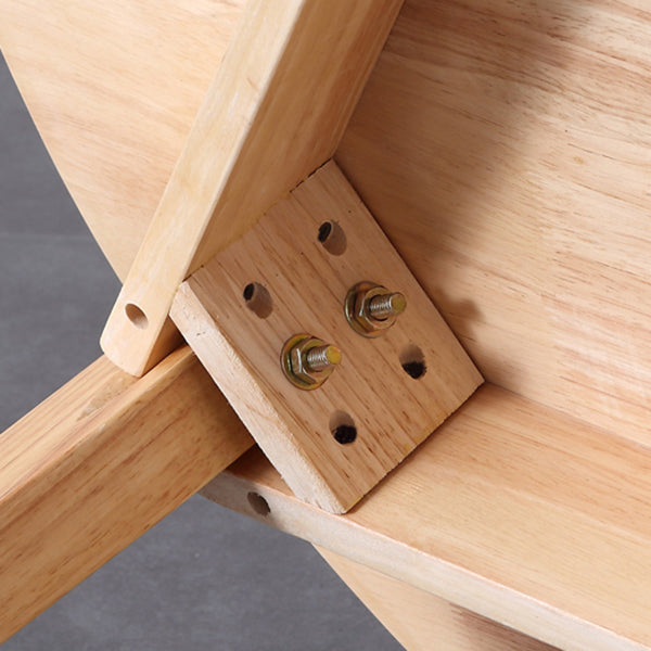 Modern Style Kitchen Dinette Set Solid Wood Top Dining Furniture Set with 3 Legs Base Clearhalo 'Dining Room Sets' 'Dining Tables & Seating' 'dining_room_set' 'furn' 'furn_dining_room_set' 'Furniture' 'furniture_dining_room_set' 'Kitchen & Dining Furniture' 'kitchen&dining_furn' 'kitchen' 3492349