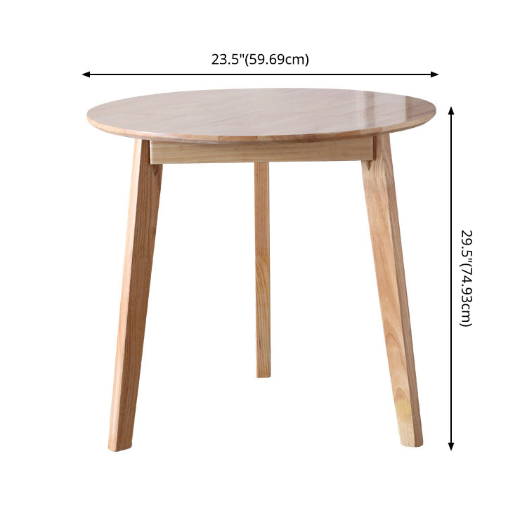 Modern Style Kitchen Dinette Set Solid Wood Top Dining Furniture Set with 3 Legs Base Clearhalo 'Dining Room Sets' 'Dining Tables & Seating' 'dining_room_set' 'furn' 'furn_dining_room_set' 'Furniture' 'furniture_dining_room_set' 'Kitchen & Dining Furniture' 'kitchen&dining_furn' 'kitchen' 3492351