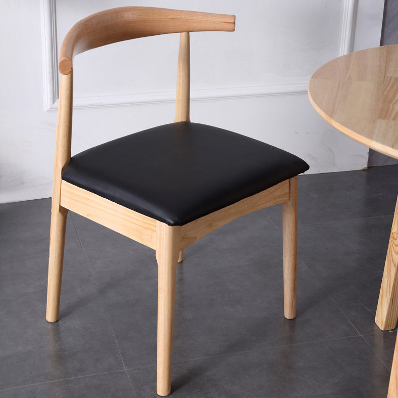 Modern Style Kitchen Dinette Set Solid Wood Top Dining Furniture Set with 3 Legs Base Clearhalo 'Dining Room Sets' 'Dining Tables & Seating' 'dining_room_set' 'furn' 'furn_dining_room_set' 'Furniture' 'furniture_dining_room_set' 'Kitchen & Dining Furniture' 'kitchen&dining_furn' 'kitchen' 3492356