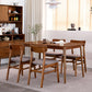 Modern Style Rectangle Dining Room Table Set Solid Wood Top Dinette Set with 4 Legs Table Clearhalo 'Dining Room Sets' 'Dining Tables & Seating' 'dining_room_set' 'furn' 'furn_dining_room_set' 'Furniture' 'furniture_dining_room_set' 'Kitchen & Dining Furniture' 'kitchen&dining_furn' 'kitchen' 3492371