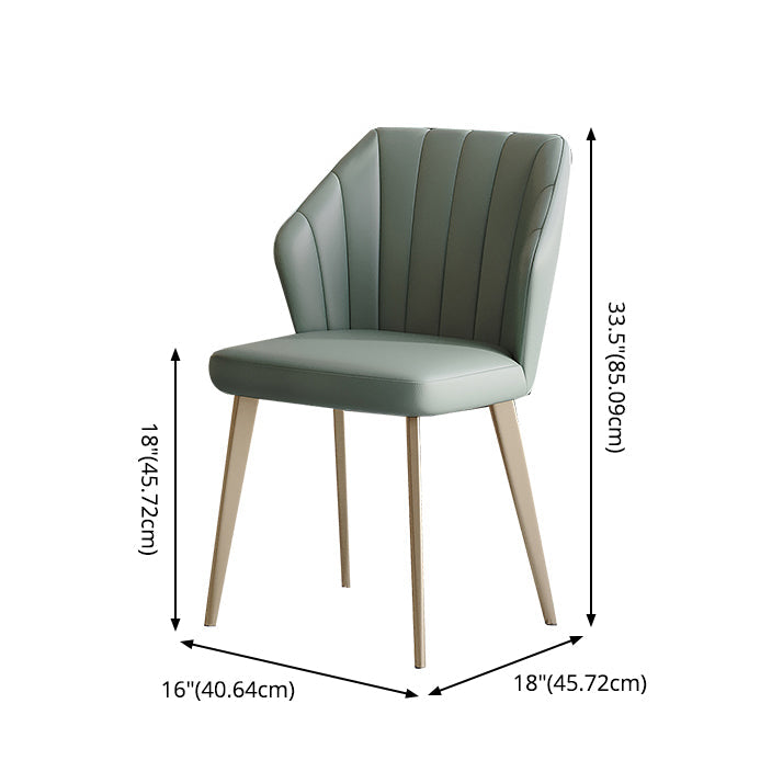 Modern Style Traditional Height Dining Set with Fixed Rectangle Shape Table and 4 Gold Legs Base Clearhalo 'Dining Room Sets' 'Dining Tables & Seating' 'dining_room_set' 'furn' 'furn_dining_room_set' 'Furniture' 'furniture_dining_room_set' 'Kitchen & Dining Furniture' 'kitchen&dining_furn' 'kitchen' 3492506