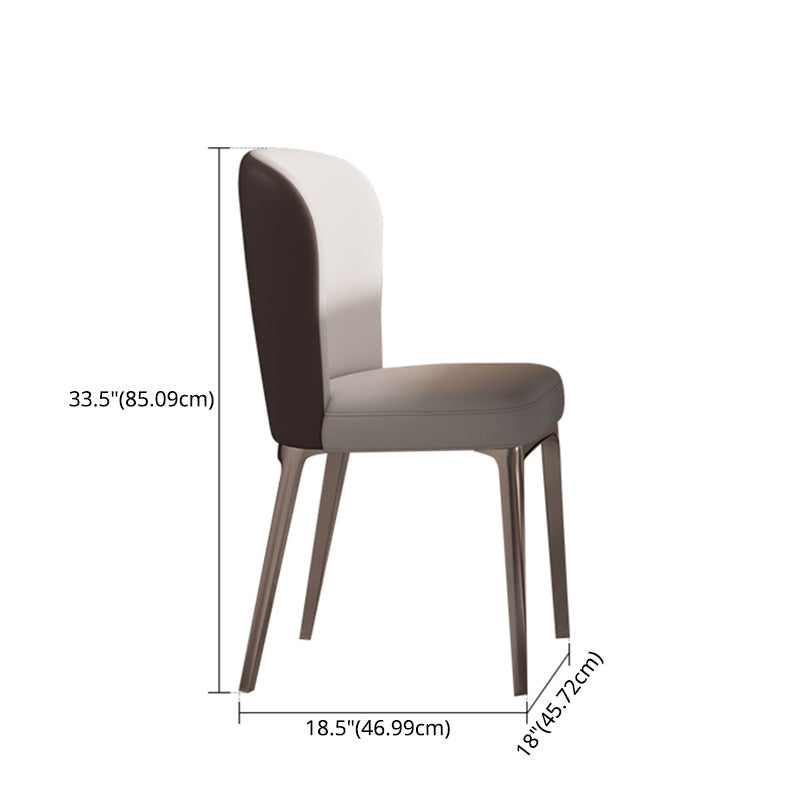 Minimalist Style Sintered Stone Dining Table with White Fixed Table and Trestle Base for Home Use Clearhalo 'Dining Room Sets' 'Dining Tables & Seating' 'dining_room_set' 'furn' 'furn_dining_room_set' 'Furniture' 'furniture_dining_room_set' 'Kitchen & Dining Furniture' 'kitchen&dining_furn' 'kitchen' 3492577