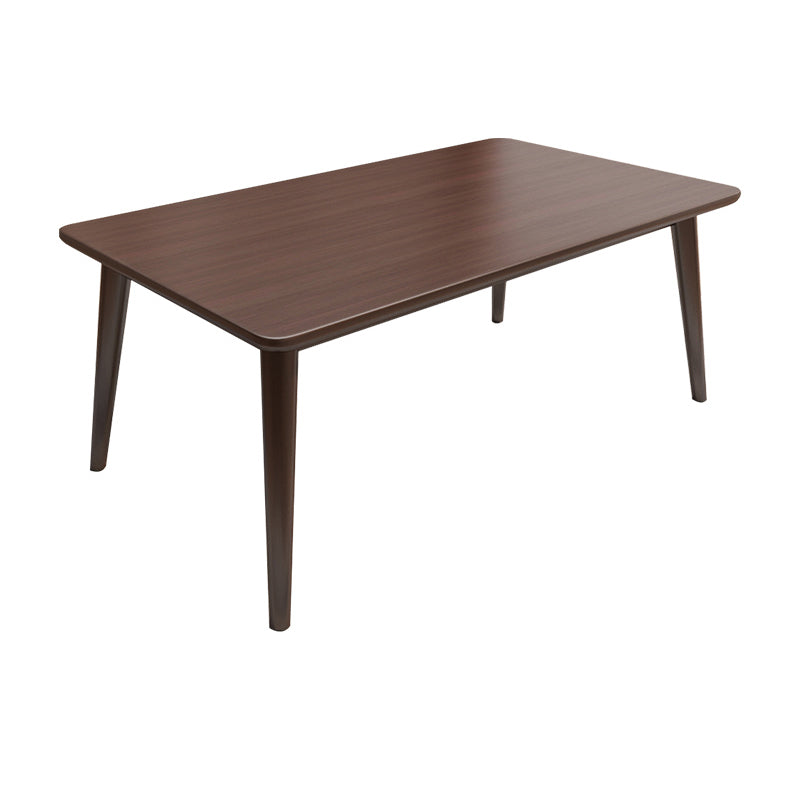 Minimalist Solid Wood Dining Set with Oak Wood Dining Table and Chairs Clearhalo 'Dining Room Sets' 'Dining Tables & Seating' 'dining_room_set' 'furn' 'furn_dining_room_set' 'Furniture' 'furniture_dining_room_set' 'Kitchen & Dining Furniture' 'kitchen&dining_furn' 'kitchen' 3492659