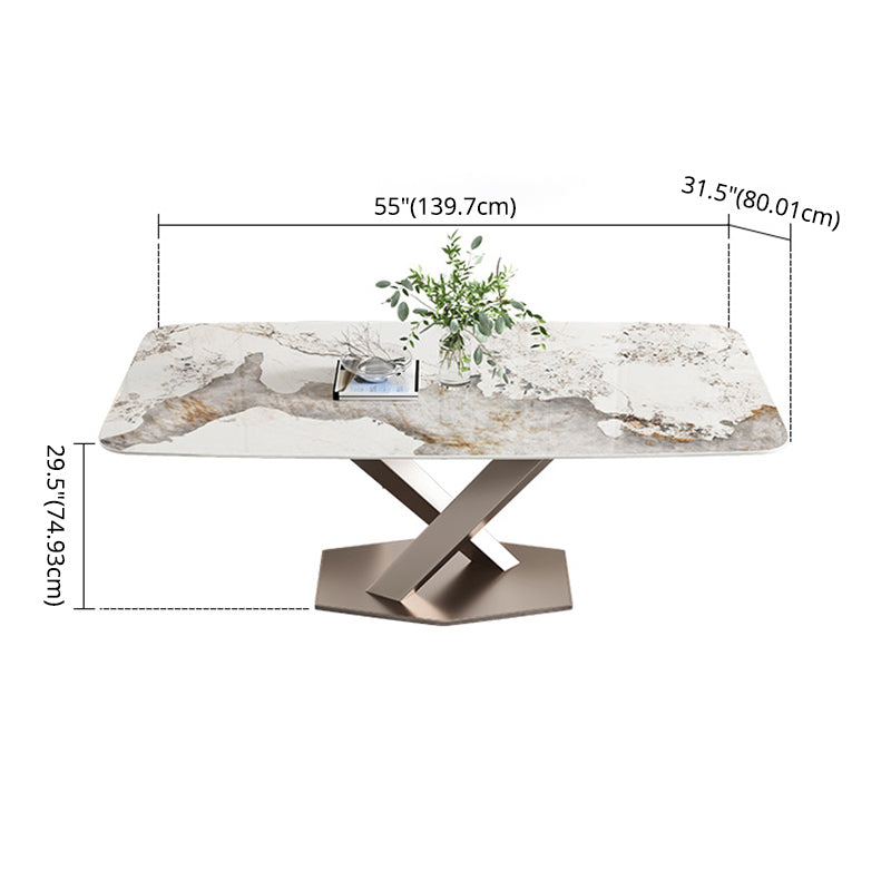 Minimalist Dining Table Sets with Rectangle Shape Table and Upholstered Chairs Clearhalo 'Dining Room Sets' 'Dining Tables & Seating' 'dining_room_set' 'furn' 'furn_dining_room_set' 'Furniture' 'furniture_dining_room_set' 'Kitchen & Dining Furniture' 'kitchen&dining_furn' 'kitchen' 3492680