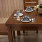 Minimalist Solid Wood Dining Sets with Rubberwood Wood Dining Table and Chairs Clearhalo 'Dining Room Sets' 'Dining Tables & Seating' 'dining_room_set' 'furn' 'furn_dining_room_set' 'Furniture' 'furniture_dining_room_set' 'Kitchen & Dining Furniture' 'kitchen&dining_furn' 'kitchen' 3492688