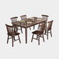 Minimalist Solid Wood Dining Set with Rubberwood Wood Dining Table and Chairs Clearhalo 'Dining Room Sets' 'Dining Tables & Seating' 'dining_room_set' 'furn' 'furn_dining_room_set' 'Furniture' 'furniture_dining_room_set' 'Kitchen & Dining Furniture' 'kitchen&dining_furn' 'kitchen' 3492697