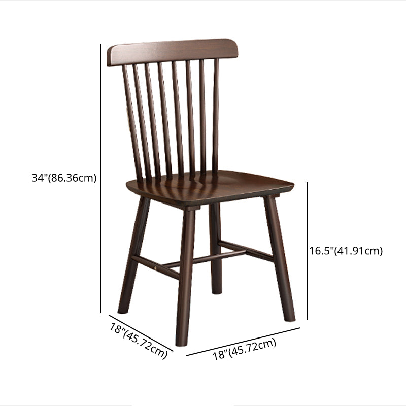 Minimalist Solid Wood Dining Set with Rubberwood Wood Dining Table and Chairs Clearhalo 'Dining Room Sets' 'Dining Tables & Seating' 'dining_room_set' 'furn' 'furn_dining_room_set' 'Furniture' 'furniture_dining_room_set' 'Kitchen & Dining Furniture' 'kitchen&dining_furn' 'kitchen' 3492706