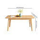 Minimalist Wooden Table Set for 4/6 with Rectangle Table Dining Set for Restaurant Clearhalo 'Dining Room Sets' 'Dining Tables & Seating' 'dining_room_set' 'furn' 'furn_dining_room_set' 'Furniture' 'furniture_dining_room_set' 'Kitchen & Dining Furniture' 'kitchen&dining_furn' 'kitchen' 3492726