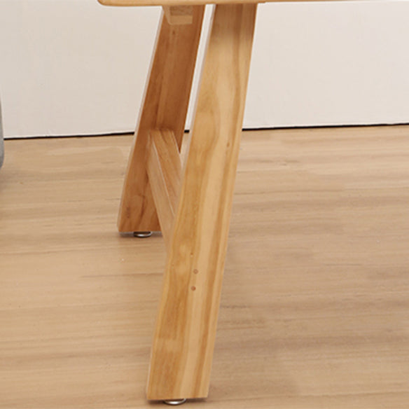 Minimalist Wooden Table Set of 5/7 with Rectangle Table Dining Set for Restaurant Clearhalo 'Dining Room Sets' 'Dining Tables & Seating' 'dining_room_set' 'furn' 'furn_dining_room_set' 'Furniture' 'furniture_dining_room_set' 'Kitchen & Dining Furniture' 'kitchen&dining_furn' 'kitchen' 3492786