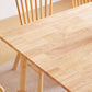 Wooden Table Set of 5/7 with Rectangle Table Modern Dining Set with Winsor Chairs for Restaurant Clearhalo 'Dining Room Sets' 'Dining Tables & Seating' 'dining_room_set' 'furn' 'furn_dining_room_set' 'Furniture' 'furniture_dining_room_set' 'Kitchen & Dining Furniture' 'kitchen&dining_furn' 'kitchen' 3492797