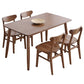 Modern Wood Table Set for 4/6 with Rectangle Table Dining Set for Restaurant Clearhalo 'Dining Room Sets' 'Dining Tables & Seating' 'dining_room_set' 'furn' 'furn_dining_room_set' 'Furniture' 'furniture_dining_room_set' 'Kitchen & Dining Furniture' 'kitchen&dining_furn' 'kitchen' 3492815