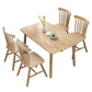 Modern Wood Table Set of 5/7 with Rectangle Table Dining Set with Winsor Chairs Clearhalo 'Dining Room Sets' 'Dining Tables & Seating' 'dining_room_set' 'furn' 'furn_dining_room_set' 'Furniture' 'furniture_dining_room_set' 'Kitchen & Dining Furniture' 'kitchen&dining_furn' 'kitchen' 3492828