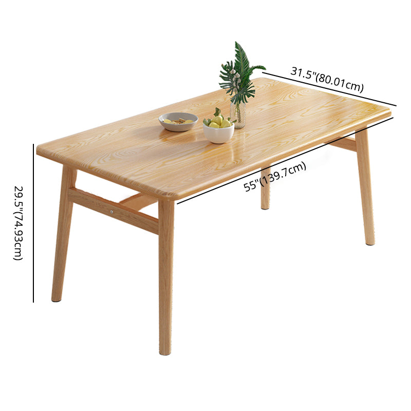 Home Modern Style MDF Dining Furniture Set Rectangle Dining Set with Wood Base Clearhalo 'Dining Room Sets' 'Dining Tables & Seating' 'dining_room_set' 'furn' 'furn_dining_room_set' 'Furniture' 'furniture_dining_room_set' 'Kitchen & Dining Furniture' 'kitchen&dining_furn' 'kitchen' 3492864