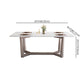 Standard Marble Top Dining Set with Metallic Legs Base for Dining Furniture Clearhalo 'Dining Room Sets' 'Dining Tables & Seating' 'dining_room_set' 'furn' 'furn_dining_room_set' 'Furniture' 'furniture_dining_room_set' 'Kitchen & Dining Furniture' 'kitchen&dining_furn' 'kitchen' 3492897