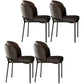 Industrial Style Linen Side Chair Dining Room Dining Chairs With Metal Legs Grey 4 Piece Set Clearhalo ' kitchen&dining_furn' 'Dining Chairs' 'Dining Tables & Seating' 'dining_chair' 'furn' 'furn_dining_chair' 'Furniture' 'furniture_dining_chair' 'Kitchen & Dining Furniture' 'kitchen' 3493072