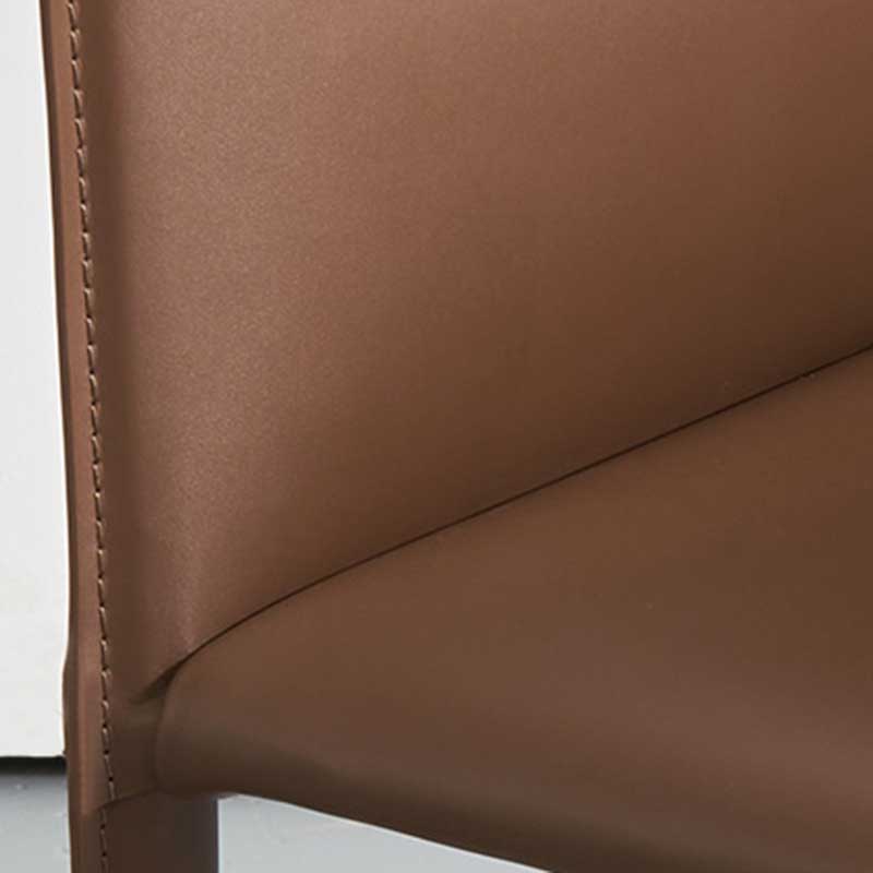 Contemporary Dining Chair 24'' Wide Arm Chair with Solid Back and 4 Metal Legs for Home Use Clearhalo ' kitchen&dining_furn' 'Dining Chairs' 'Dining Tables & Seating' 'dining_chair' 'furn' 'furn_dining_chair' 'Furniture' 'furniture_dining_chair' 'Kitchen & Dining Furniture' 'kitchen' 3493090