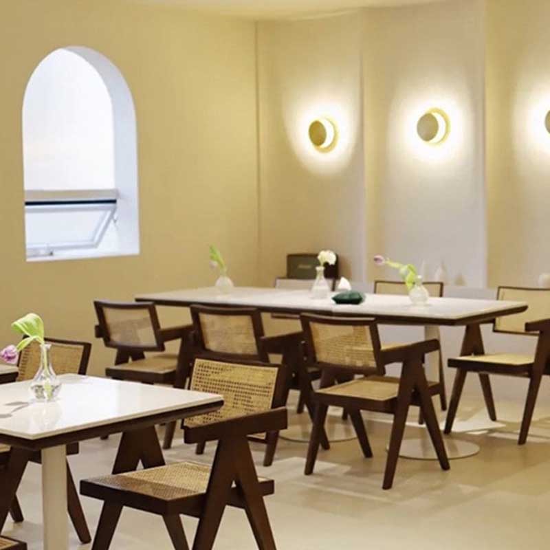 Contemporary Open Back Solid Wood Dining Arm Chair Kitchen Dining Arm Chair Clearhalo ' kitchen&dining_furn' 'Dining Chairs' 'Dining Tables & Seating' 'dining_chair' 'furn' 'furn_dining_chair' 'Furniture' 'furniture_dining_chair' 'Kitchen & Dining Furniture' 'kitchen' 3493162