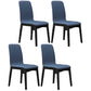 Faux Leather Contemporary Dining Room Chair Matte Finish Parsons Dining Chair Dark Blue 4 Piece Set Clearhalo ' kitchen&dining_furn' 'Dining Chairs' 'Dining Tables & Seating' 'dining_chair' 'furn' 'furn_dining_chair' 'Furniture' 'furniture_dining_chair' 'Kitchen & Dining Furniture' 'kitchen' 3493172