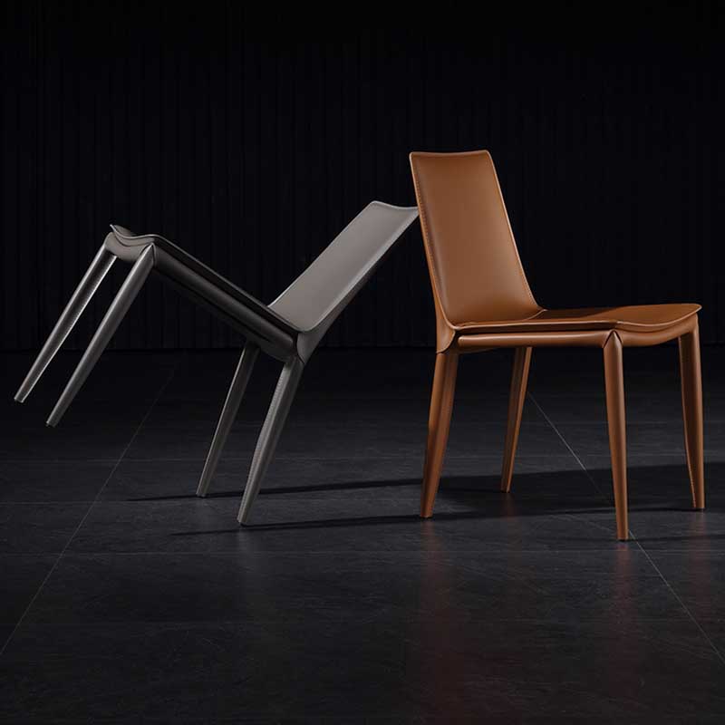 Contemporary Kitchen PU Leather Dining Side Chair Parson Dining Side Chair Clearhalo ' kitchen&dining_furn' 'Dining Chairs' 'Dining Tables & Seating' 'dining_chair' 'furn' 'furn_dining_chair' 'Furniture' 'furniture_dining_chair' 'Kitchen & Dining Furniture' 'kitchen' 3493274