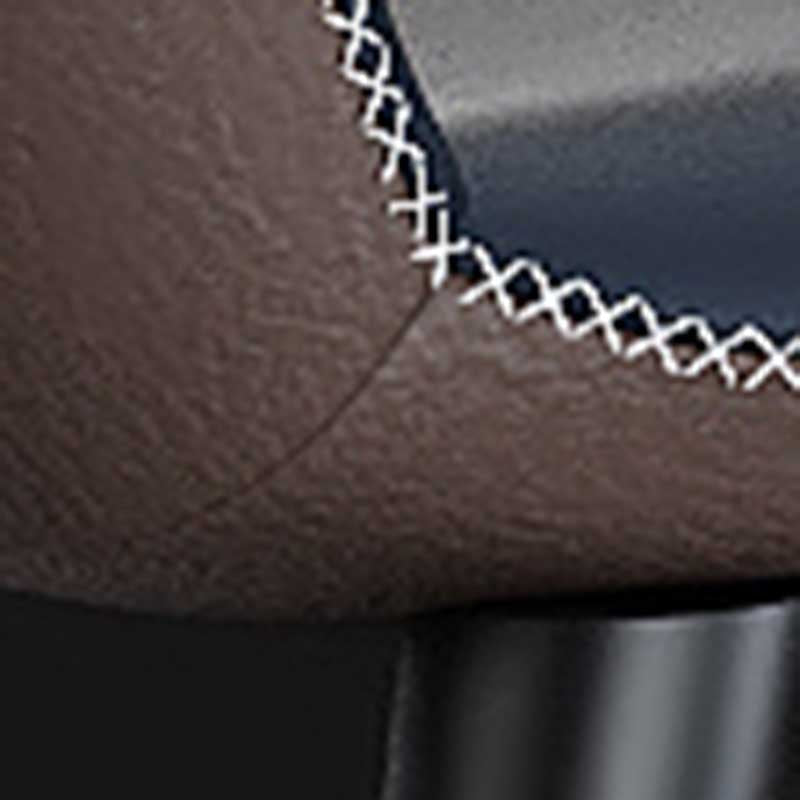 Contemporary Style Leather Dining Chair Wingback Side Chair for Home Use Clearhalo ' kitchen&dining_furn' 'Dining Chairs' 'Dining Tables & Seating' 'dining_chair' 'furn' 'furn_dining_chair' 'Furniture' 'furniture_dining_chair' 'Kitchen & Dining Furniture' 'kitchen' 3493296