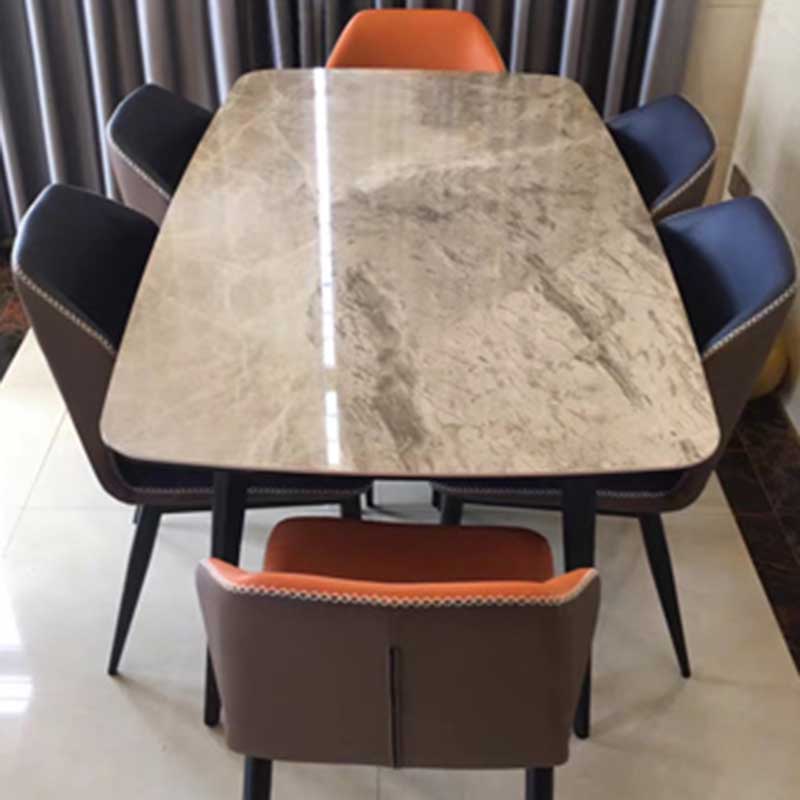 Contemporary Style Leather Dining Chair Wingback Side Chair for Home Use Clearhalo ' kitchen&dining_furn' 'Dining Chairs' 'Dining Tables & Seating' 'dining_chair' 'furn' 'furn_dining_chair' 'Furniture' 'furniture_dining_chair' 'Kitchen & Dining Furniture' 'kitchen' 3493304