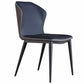 Contemporary Style Leather Dining Chair Wingback Side Chair for Home Use Blue 1 Piece Clearhalo ' kitchen&dining_furn' 'Dining Chairs' 'Dining Tables & Seating' 'dining_chair' 'furn' 'furn_dining_chair' 'Furniture' 'furniture_dining_chair' 'Kitchen & Dining Furniture' 'kitchen' 3493308