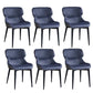 Modern Style Upholstered Chair Stackable Wingback Parsons Chair for Home Blue 6 Piece Set Clearhalo ' kitchen&dining_furn' 'Dining Chairs' 'Dining Tables & Seating' 'dining_chair' 'furn' 'furn_dining_chair' 'Furniture' 'furniture_dining_chair' 'Kitchen & Dining Furniture' 'kitchen' 3493337