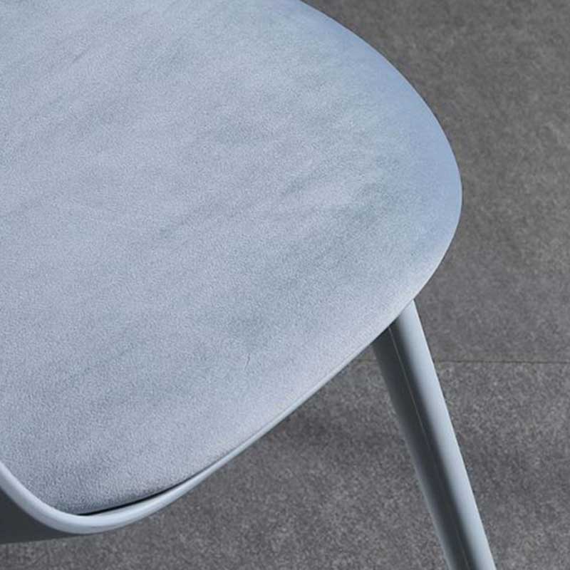 16'' Wide Dining Side Chairs Modern Plastic Indoor-Outdoor Solid Back Chair Clearhalo ' kitchen&dining_furn' 'Dining Chairs' 'Dining Tables & Seating' 'dining_chair' 'furn' 'furn_dining_chair' 'Furniture' 'furniture_dining_chair' 'Kitchen & Dining Furniture' 'kitchen' 3493399