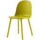 16'' Wide Dining Side Chairs Modern Plastic Indoor-Outdoor Solid Back Chair Yellow 1 Piece Clearhalo ' kitchen&dining_furn' 'Dining Chairs' 'Dining Tables & Seating' 'dining_chair' 'furn' 'furn_dining_chair' 'Furniture' 'furniture_dining_chair' 'Kitchen & Dining Furniture' 'kitchen' 3493403
