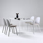 16'' Wide Dining Side Chairs Modern Plastic Indoor-Outdoor Solid Back Chair Clearhalo ' kitchen&dining_furn' 'Dining Chairs' 'Dining Tables & Seating' 'dining_chair' 'furn' 'furn_dining_chair' 'Furniture' 'furniture_dining_chair' 'Kitchen & Dining Furniture' 'kitchen' 3493413