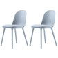 16'' Wide Dining Side Chairs Modern Plastic Indoor-Outdoor Solid Back Chair Cream Gray 2 Piece Set Clearhalo ' kitchen&dining_furn' 'Dining Chairs' 'Dining Tables & Seating' 'dining_chair' 'furn' 'furn_dining_chair' 'Furniture' 'furniture_dining_chair' 'Kitchen & Dining Furniture' 'kitchen' 3493443