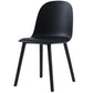 16'' Wide Dining Side Chairs Modern Plastic Indoor-Outdoor Solid Back Chair Black 1 Piece Clearhalo ' kitchen&dining_furn' 'Dining Chairs' 'Dining Tables & Seating' 'dining_chair' 'furn' 'furn_dining_chair' 'Furniture' 'furniture_dining_chair' 'Kitchen & Dining Furniture' 'kitchen' 3493448